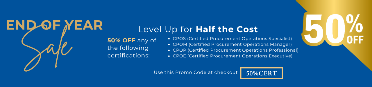 Banner for NLPA's upcoming 50% end of year sale: Code 50%CERT